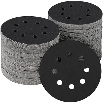100PCS 5 Inch Sanding Discs 150 Grit Random Orbit Sander Sandpaper (100 Count)