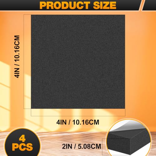4 PCS Adhesive Foam Padding Sheets