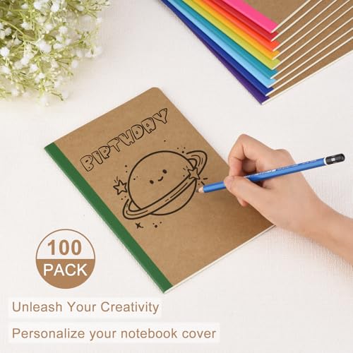 100 Pack Composition Notebooks Bulk (100 Count)