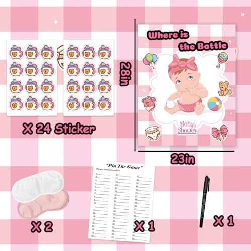 Pin The Pacifier on The Baby Game