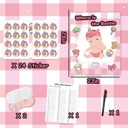 Pin The Pacifier on The Baby Game