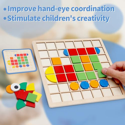 Montessori Tangram Educational (140 Count)