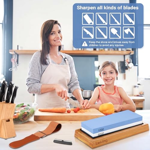 Professional Knife Sharpener & Sharpening Stone Set