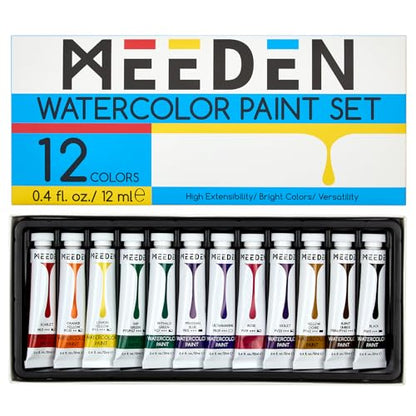 Watercolor Paint Tubes Set (4.8 Fl Oz)