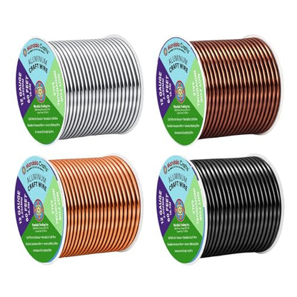 12 Gauge Neutral Combo Anodized Aluminum Craft Wire (240 Foot)
