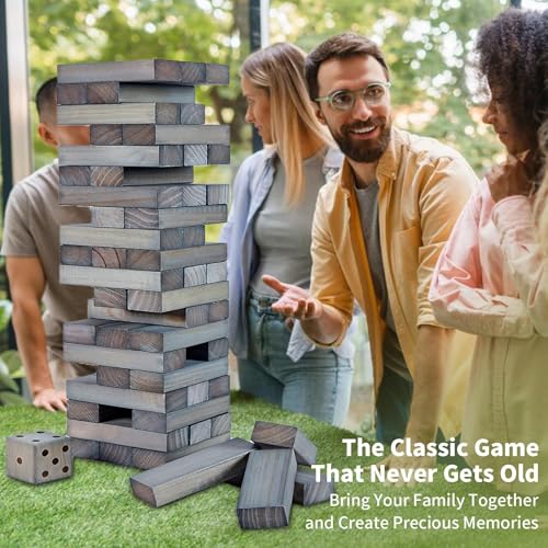 60 PCS Giant Tumble Tower (60 Count)
