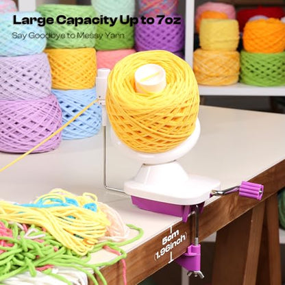 Manual Yarn Winder with Tension Spring for Tight Winding 4