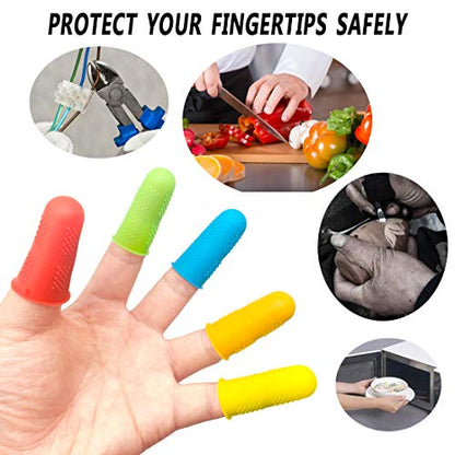 15 Pack Silicone Hot Glue Gun Finger Caps