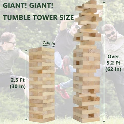 60 PCS Giant Tumble Tower