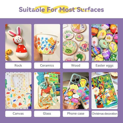 30 Colors Acrylic Paint Pens for Rock Painting