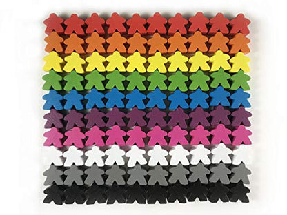 100 Wooden Meeples (100 Count)