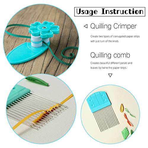 DIY Quilling Kit with Paper Crimper