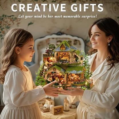 DIY Miniature House Kit for Adults