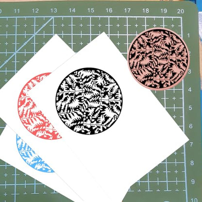 60 Pcs 2" Round Rubber Carving Blocks (4.89 Count)