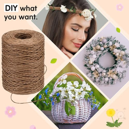 673 Feet Floral Vine Bind Wire Rustic Craft Wire