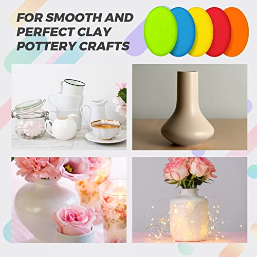 30 Pieces Pottery Sponge for Clay Ceramics Pottery Clay Sponge Cleanup and Shaping Mud Tool Supplies for All Ceramic Artists (30 Count)