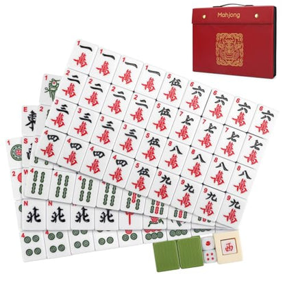 Mahjong Set 146pcs Chinese Mahjong Tile Set Quality Mahjong Tiles