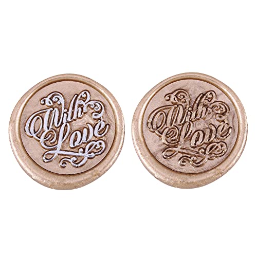 360 Pcs Champagne Gold Sealing Wax Beads for Wax Seal Stamp