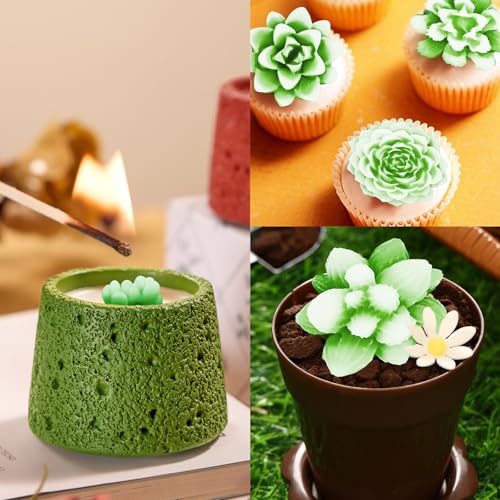 Succulent Candle Mold