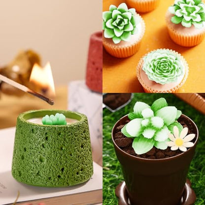Succulent Candle Mold