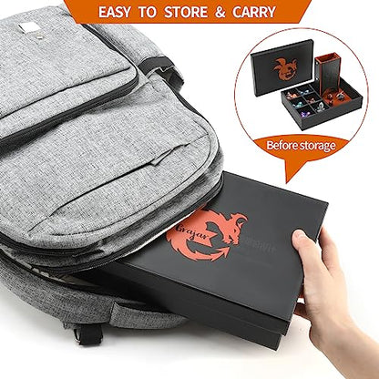 DND Dice Tray and Dice Tower with Storage