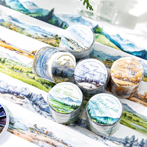 6 Rolls Landscape PET Tape