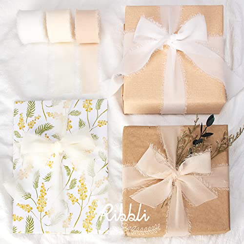 White Chiffon Ribbon 1 (60 Foot)