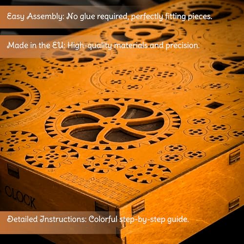 Steampunk 3D Puzzle Clock