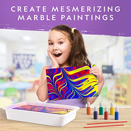National Geographic Marbling Paint Craft Kit to Create Marble Art for Kids