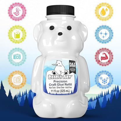 Precision Craft Glue Refill 11 fl oz Archival Dries Clear (11 Fl Oz)