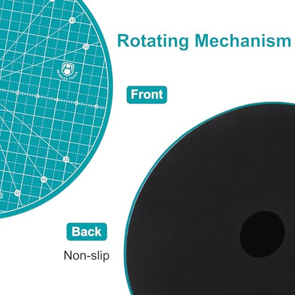 13"x13" Round Rotating Cutting Mat