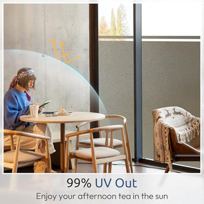 Static Cling Privacy Film for Glass Windows