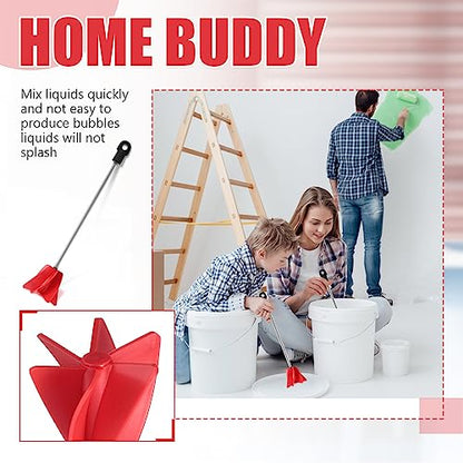11" 12 Pcs Paint Stirrer for Drill (12 Count)