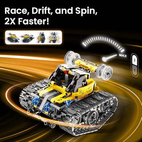 Robot Building Kit with APP & Remote Control Gifts for Boys 8