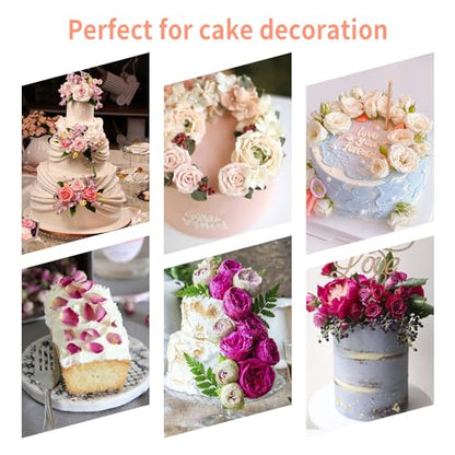 3D Rose Petals Shape Silicone Fondant Mold Chocolate Molds Candy Molds Veining Petal Sugar Flower Making Tool
