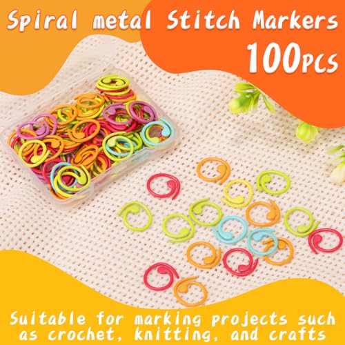 100Pcs Metal Stitch Markers