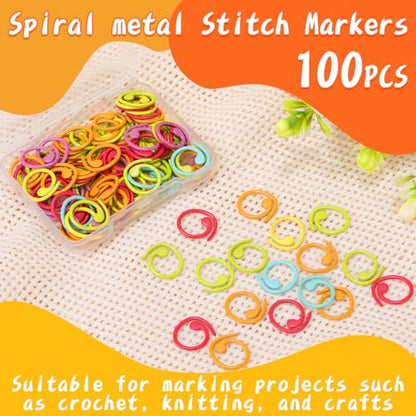 100Pcs Metal Stitch Markers