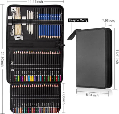 Drawing Kit 98PCS Drawing & Art Supplies Kit