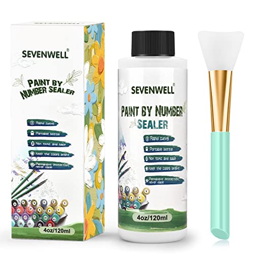Acrylic Paint Sealer for Paint by Numbers (4 Fl Oz)
