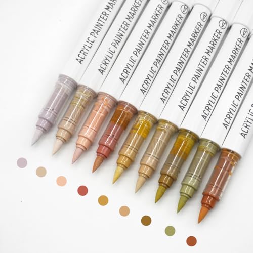 Water Based Acrylic Paint Markers (9 Count)