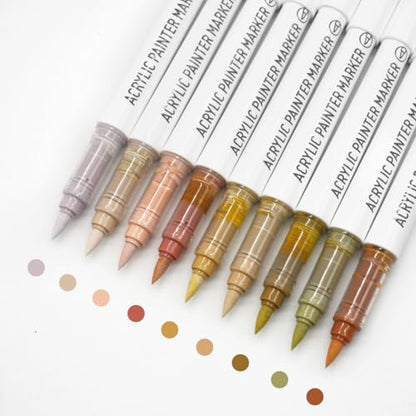 Water Based Acrylic Paint Markers (9 Count)