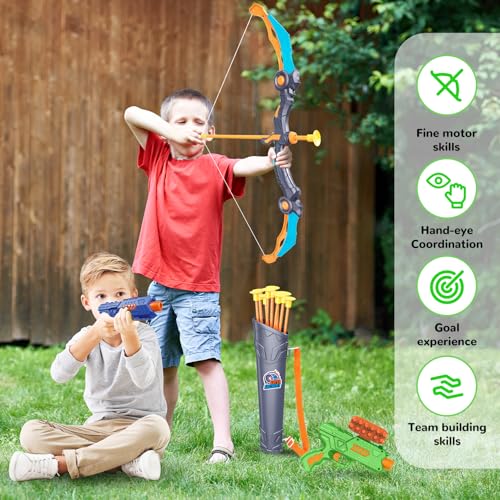Bow and Arrow Toys for Kids (45 Count)