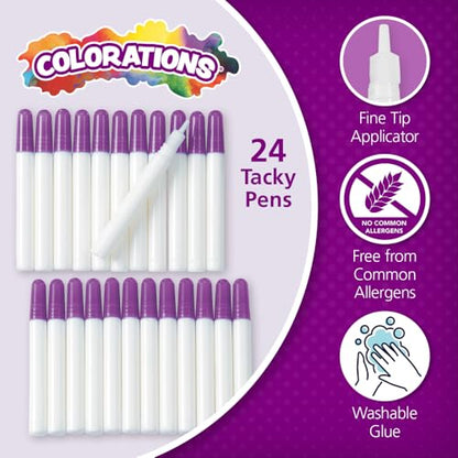 Tacky Glue Pens Classroom Supplies for Arts and Crafts Projects (8.4 Ounce)