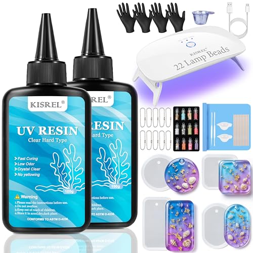200g UV Resin Kit with Light