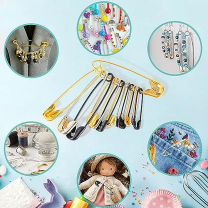 630 Pack Safety Pins Assorted (630 Count)