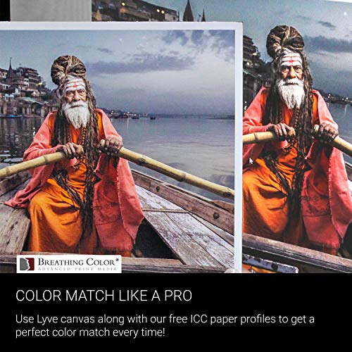 Premium Lyve Matte Canvas Paper Perfect For Use on Professional Makes and Models of Epson