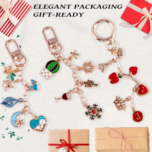 325PCS Charms Lip Gloss Keychain Making Kit