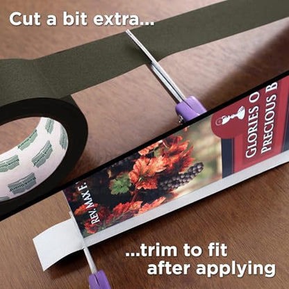 1-1/2 Inch Olive Green Bookbinding Repair Tape, 15 Yard Roll