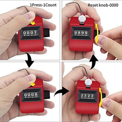 12 Pcs Hand Tally Counter 4