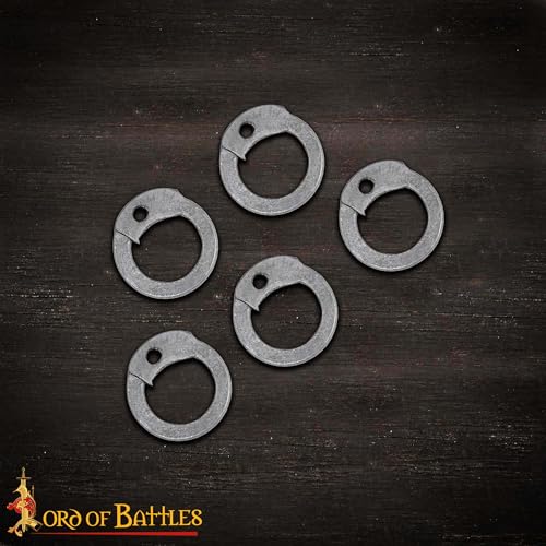 200G 1Kg Chainmail Loose Rings for Armor Crafting Perfect for DIY Chainmail Projects & Armor Repairs